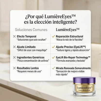 LumièreEyes™ Crema Reafirmante [Efecto Lifting para tu Mirada]